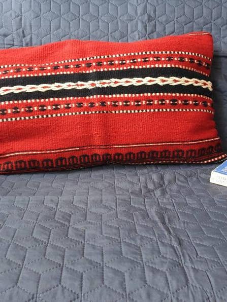 Set of 2 pillow cases and a runner, handwoven wool for wholesale by MADE WITH LOVE RO SRL