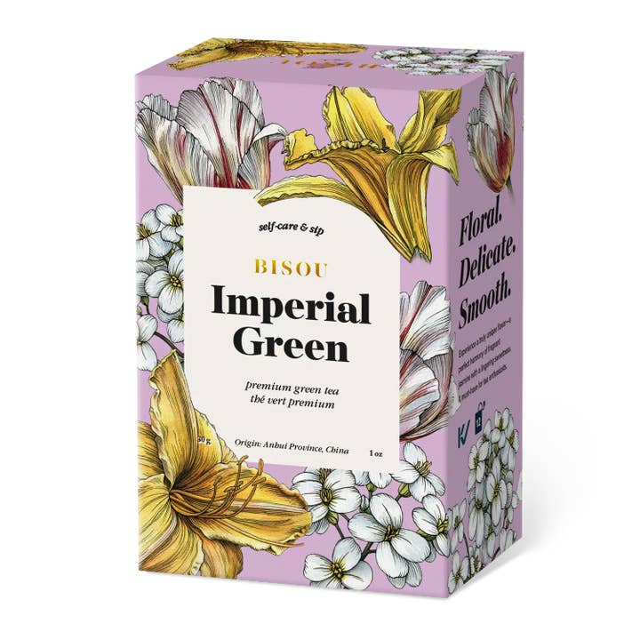 Bisou Tea (No duties | Ships from CAN/USA) - Wholesale Tea Bags - Organic Imperial Green