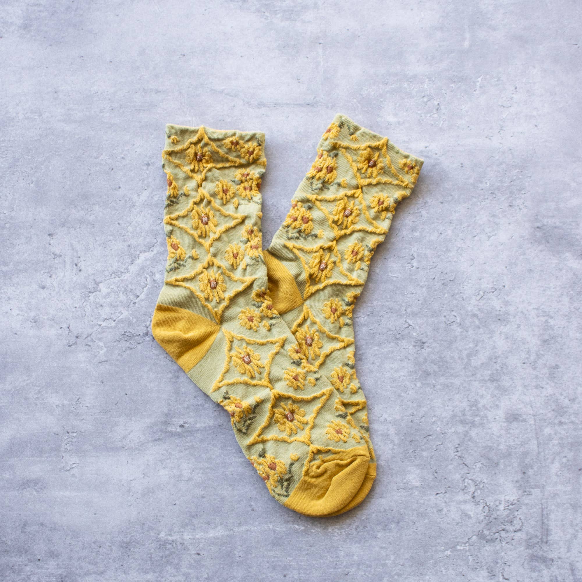 Tiepology - Wholesale Sokken - Dames - Dames sokken met antieke bloemmotieven voor dagelijks gebruik2