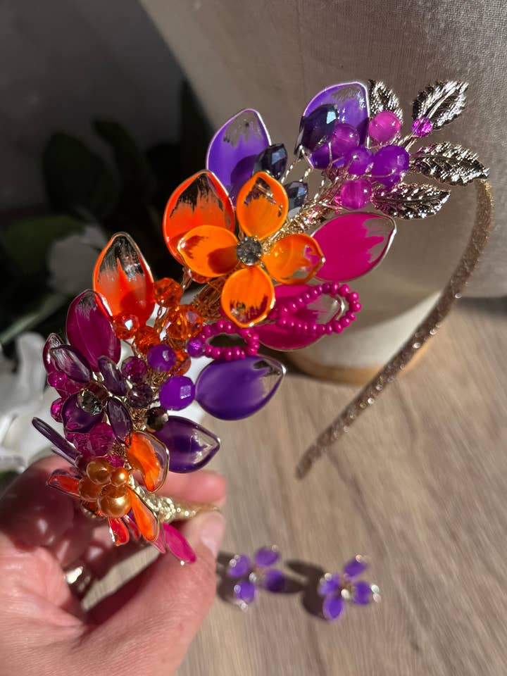 Orange, Fuchsia und Lila für den Großhandel von Preciuspearls