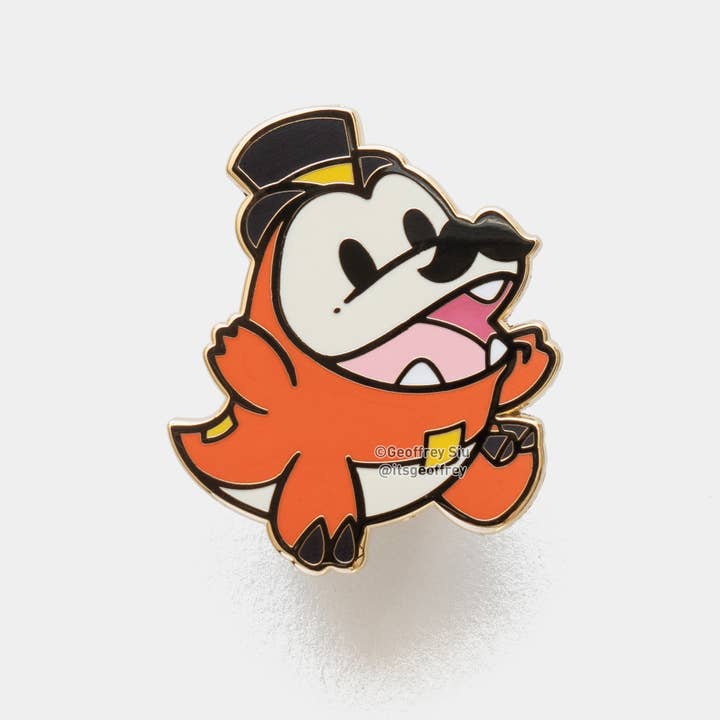 Fuecouture Pin (1.25") for wholesale by Geoffrey Siu Art LLC