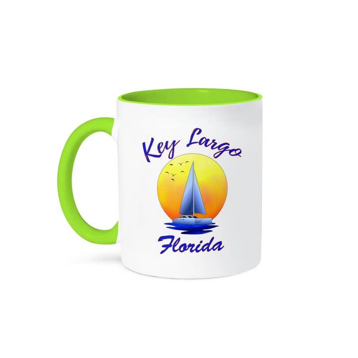 3dRose, Key Largo Florida sailing destination and sailboat and setting sun., Mug and other Purchase Wholesale perle foro largo. Free Returns & Net 60 Terms on Faire trending on Faire.