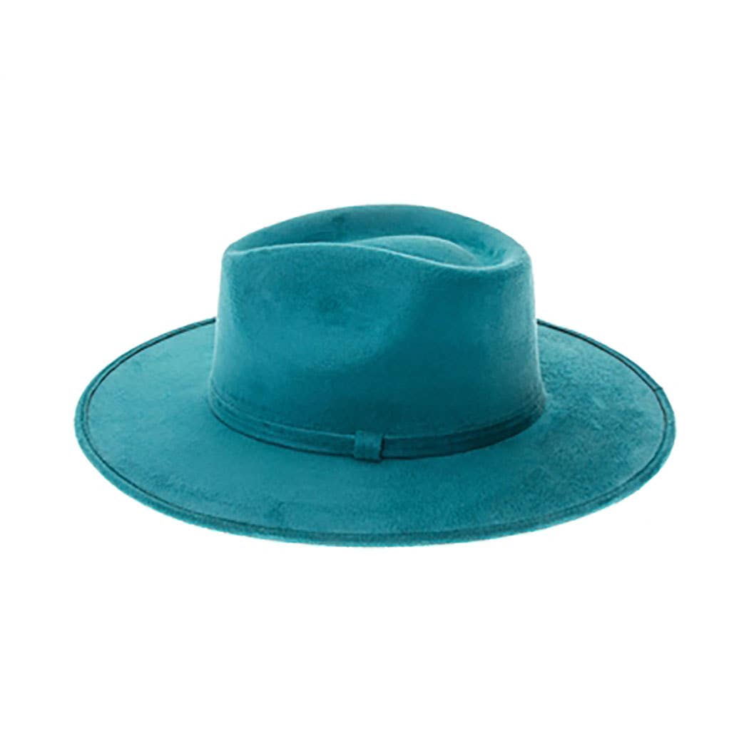 AdornWise - Wholesale Fedora – Women’s - Premium Vegan Suede Rancher Hat with Stiff Brim15
