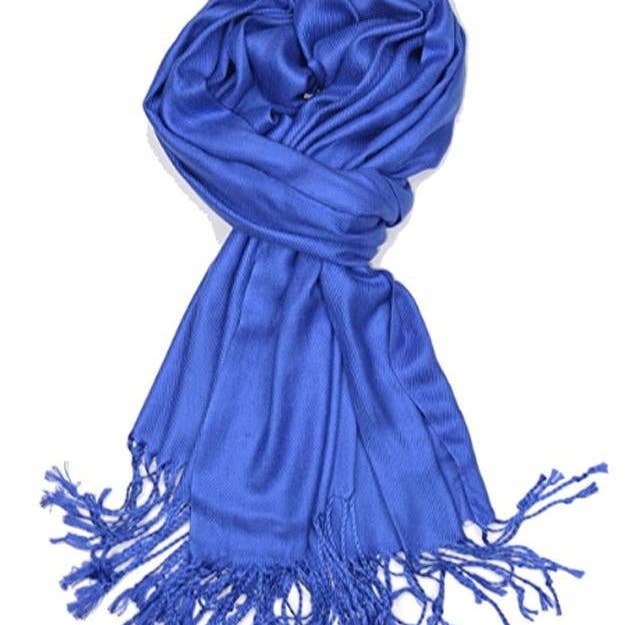 C10 - Einteilige, königsblaue Farbe, modischer Pashmina-Schal für den Großhandel von Jasper Trading LLC