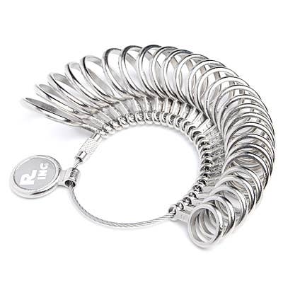 Ringmaat Vingermeters 31 ringen maat 0-15 sieradentool voor wholesale door Zakka