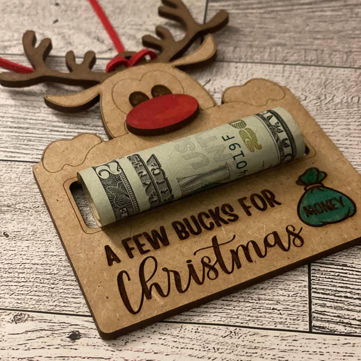 LivaBella Designs - Wholesale Ornament - Money Holder Christmas Ornament - A Few Bucks for Christmas4
