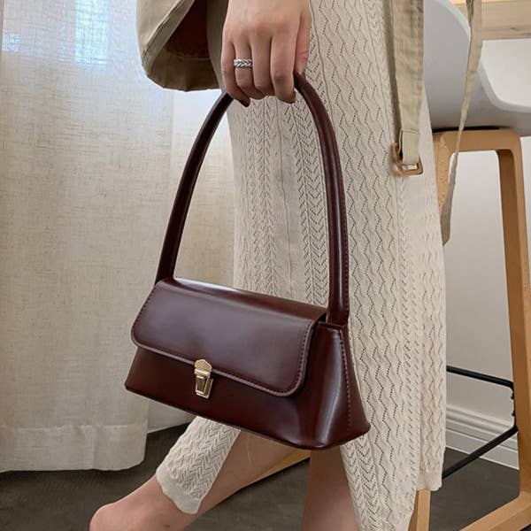 Sheer Trend - Wholesale Shoulder Bag - Women's - Original Chic 4 Colors Leather Shoulder Bag16