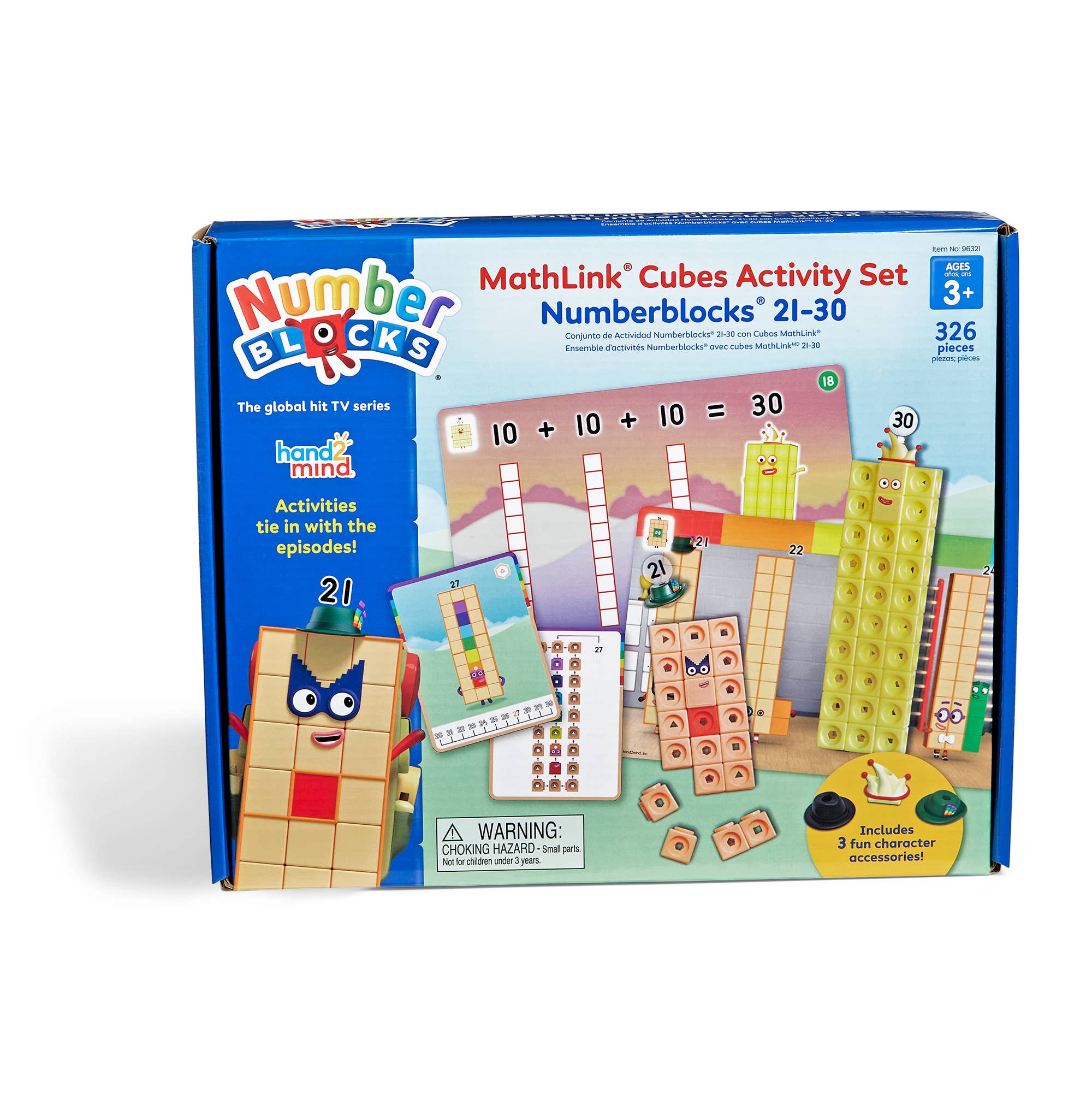 Learning Resources - Wholesale Toy Set - Kids - Numberblocks® MathLink® Cubes 21-30 Activity Set6