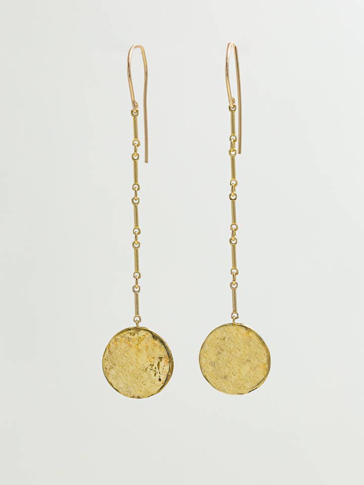 Swaying Full Moon Earrings for wholesale by Moon + Arrow