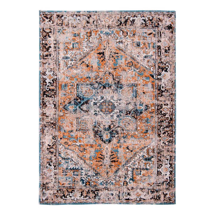 Ecorug Rose Seray Orange Rug for wholesale by Louis de Poortere