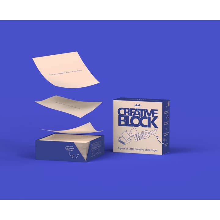 Pikkii USA - Wholesale Coloring & Activity Book - Adult - Creative Block2