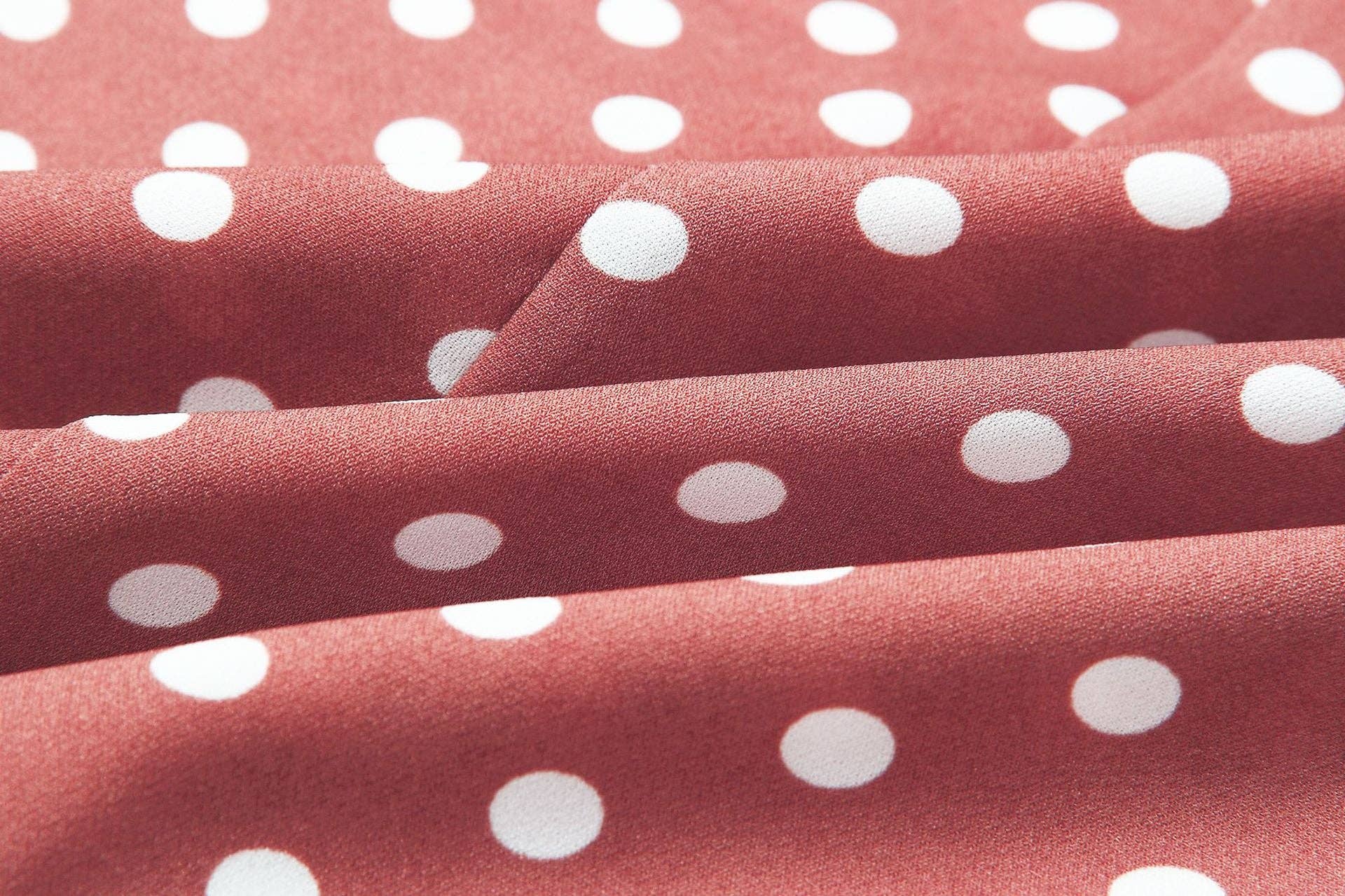 Sharon Tatem Fashion LLC - Wholesale Dress - Women's - Dress Sexy Boho Beach Sundress Women Floral Printed Polka Dot76