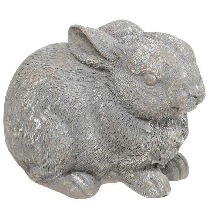 Col House Designs - Wholesale Decorative Figurine - Gray Resin Bunny, 4 Assorted3