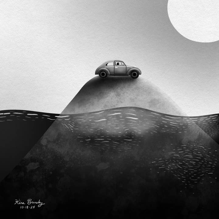 "The Drive" - Signed Art Print for wholesale by All Around Artsy