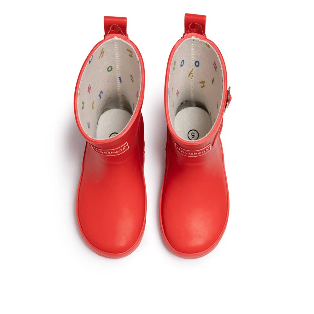 RED ARCHIE - TODDLER KIDS SHOE WATERPROOF RAIN BOOT for wholesale on Faire1