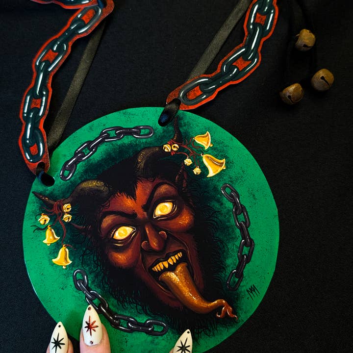 Meagan Meli Illustration - Wholesale Bunting/Garland - Krampus Paper Garland1