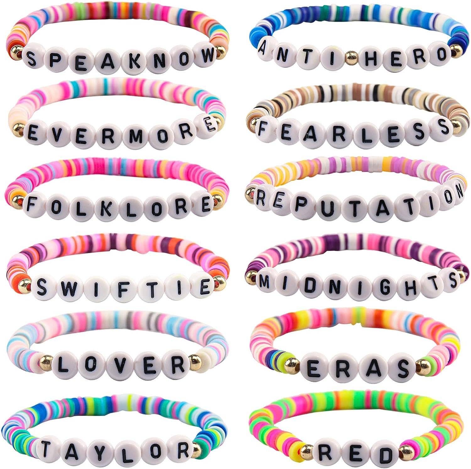 Little Trendy - Wholesale Jewelry Set - Taylor Swift Declaration of Love Seed Bead Bracelet Set2