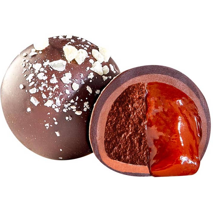 Dark Chocolate Souffle Truffle - 5 LB BULK for wholesale by Chocolate Chocolate Chocolate Company
