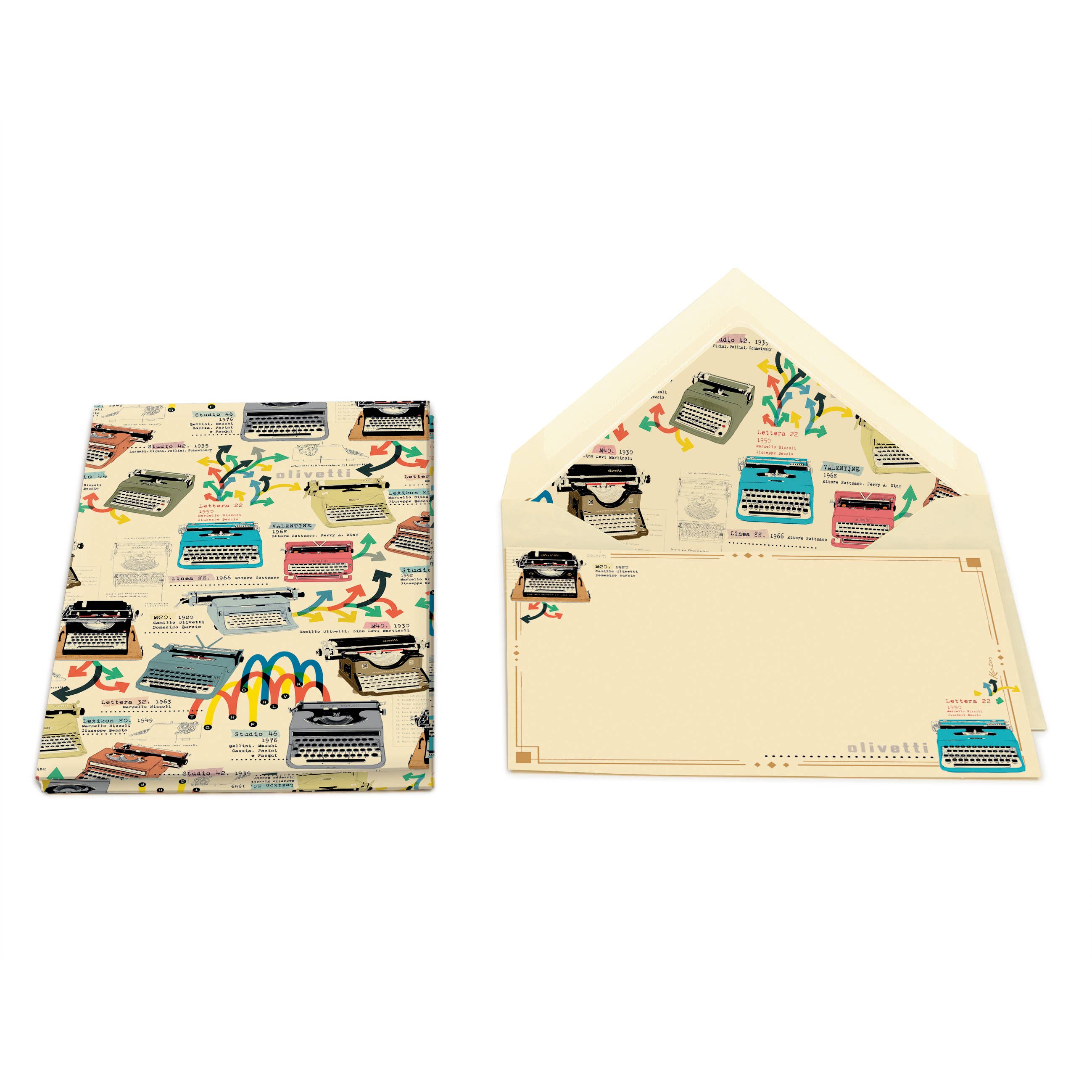 San Lorenzo Design - Vente Assortiments de papeterie/cartes - Cartes Portfolio de taille moyenne, cartes de billets, papeterie italienne1