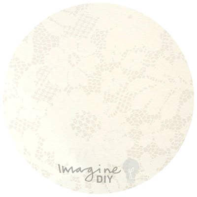 Chantilly kantpapier ivoor voor wholesale door Imaginediy