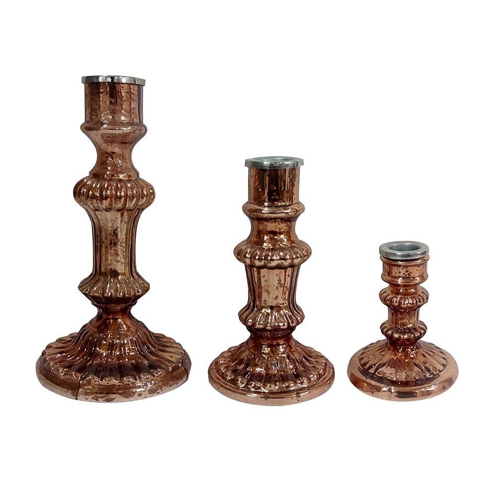 A&B Home Group Inc. - Venta al por mayor Candelabros - Portavelas S/3 Luminary Treasures - Cobre1