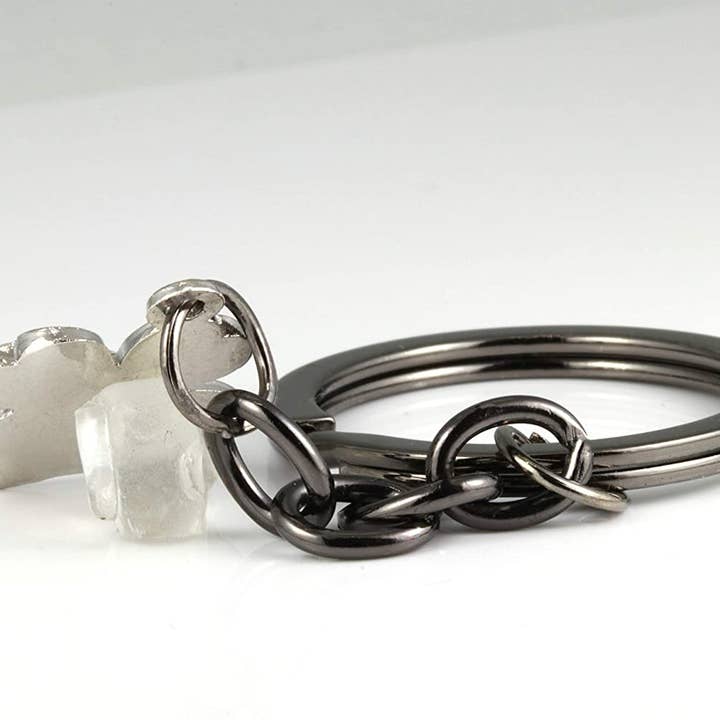 Dave The Bunny - Vendita all'ingrosso Portachiavi - Donna - Ladybug Gifts | Portachiavi a forma di coccinella con scritta «Lady Bug» su un quadrifoglio, portachiavi portafortuna, diametro 2,5 cm, con catenina nera a forma di coccinella, su quadrifoglio con centro di strass5