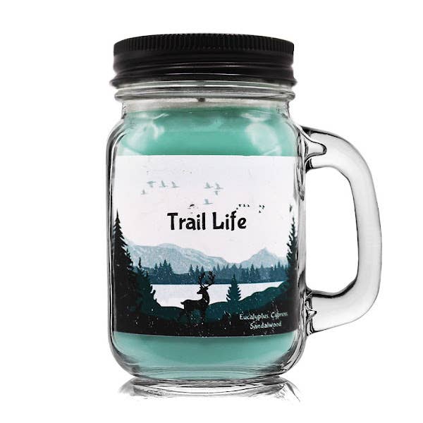 Trail Life ~ Candela in cera di soia 100% betulla bianca per la vendita all'ingrosso da parte di Mountain Kettle