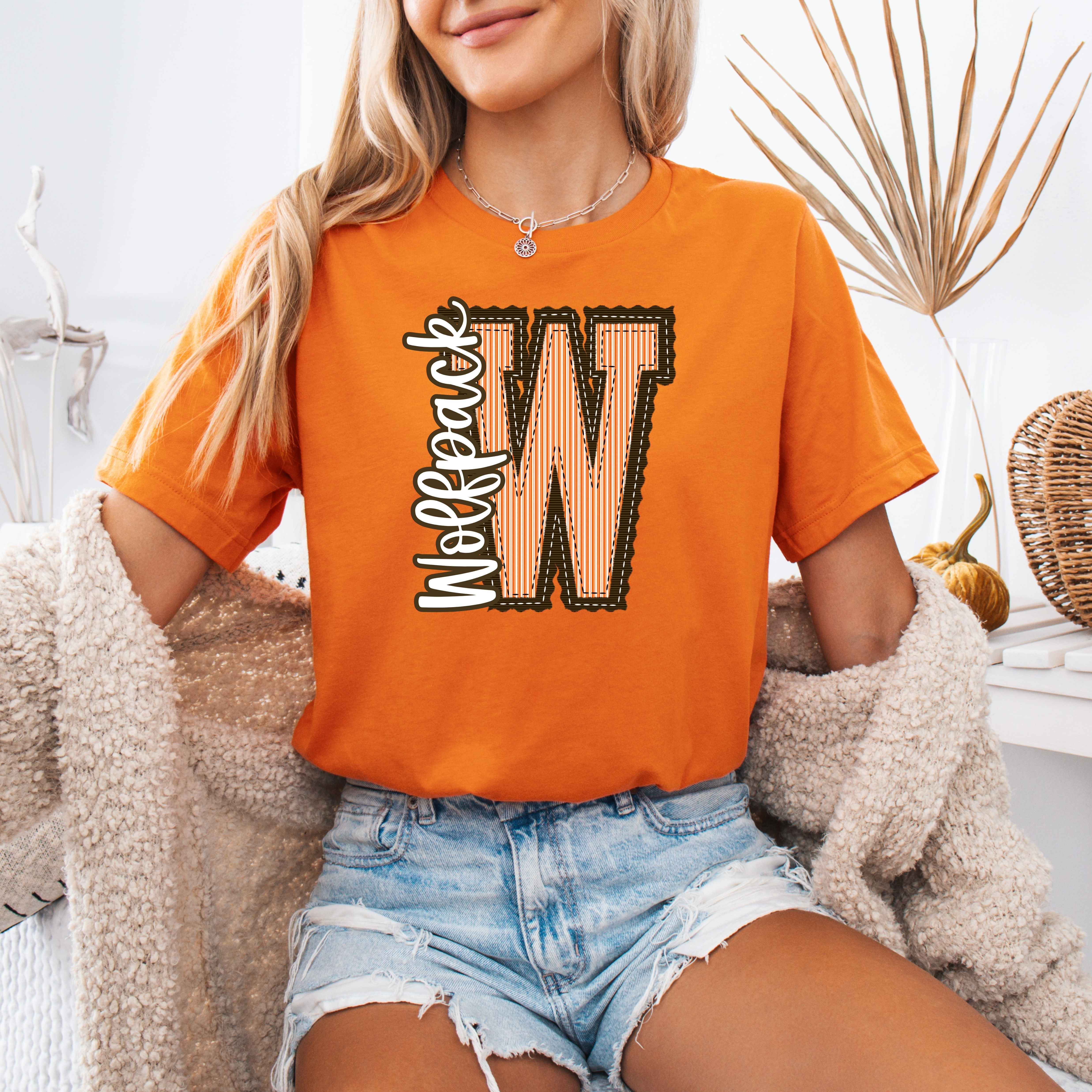 Enid and Elle - Wholesale Shirt - Unisex - Gingham Check Customized Mascot T-shirt, School Spirit Shirt1