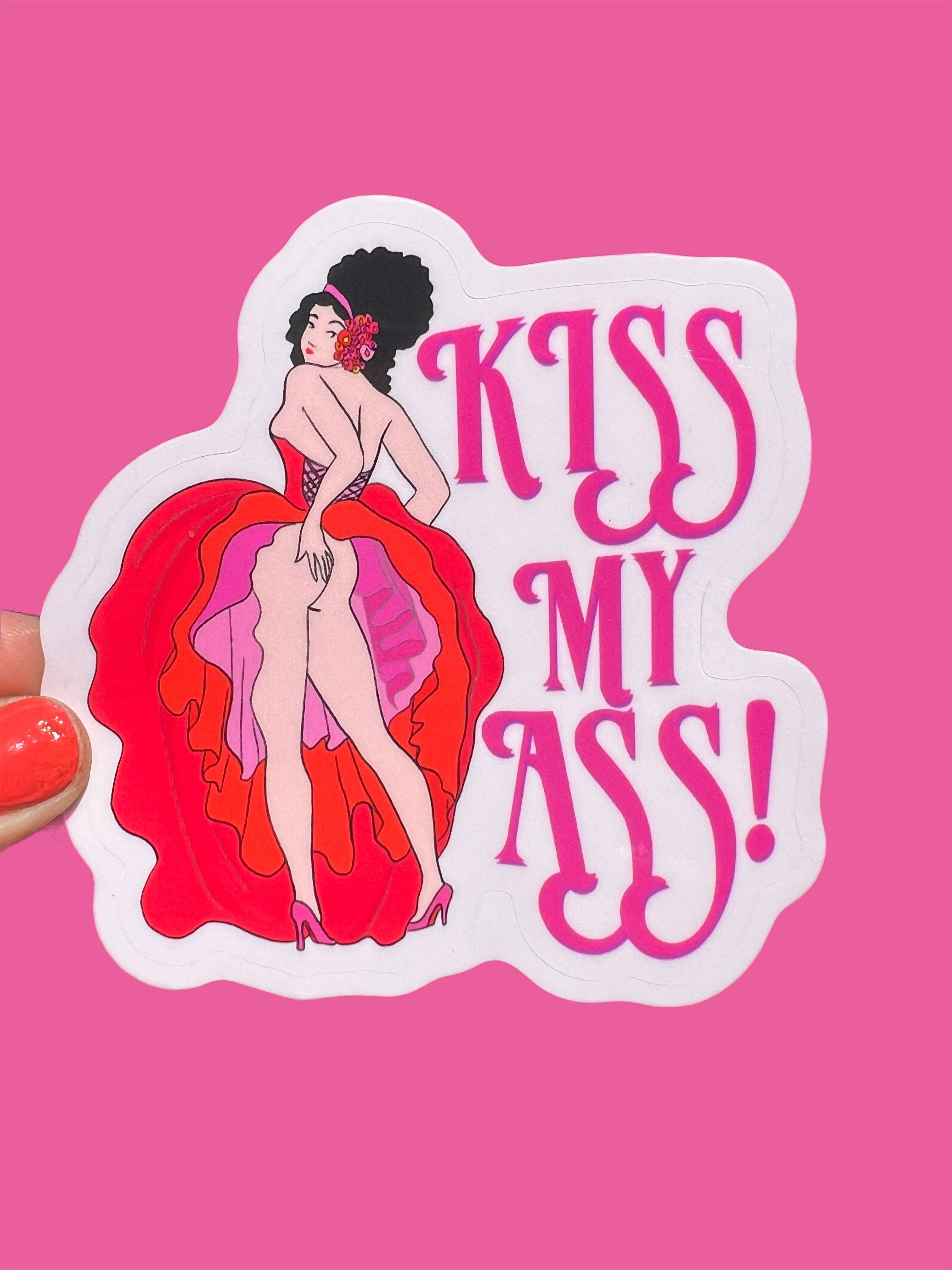 Astral Weekend - Wholesale Sticker - Kiss My Ass STICKER 3 Inch3
