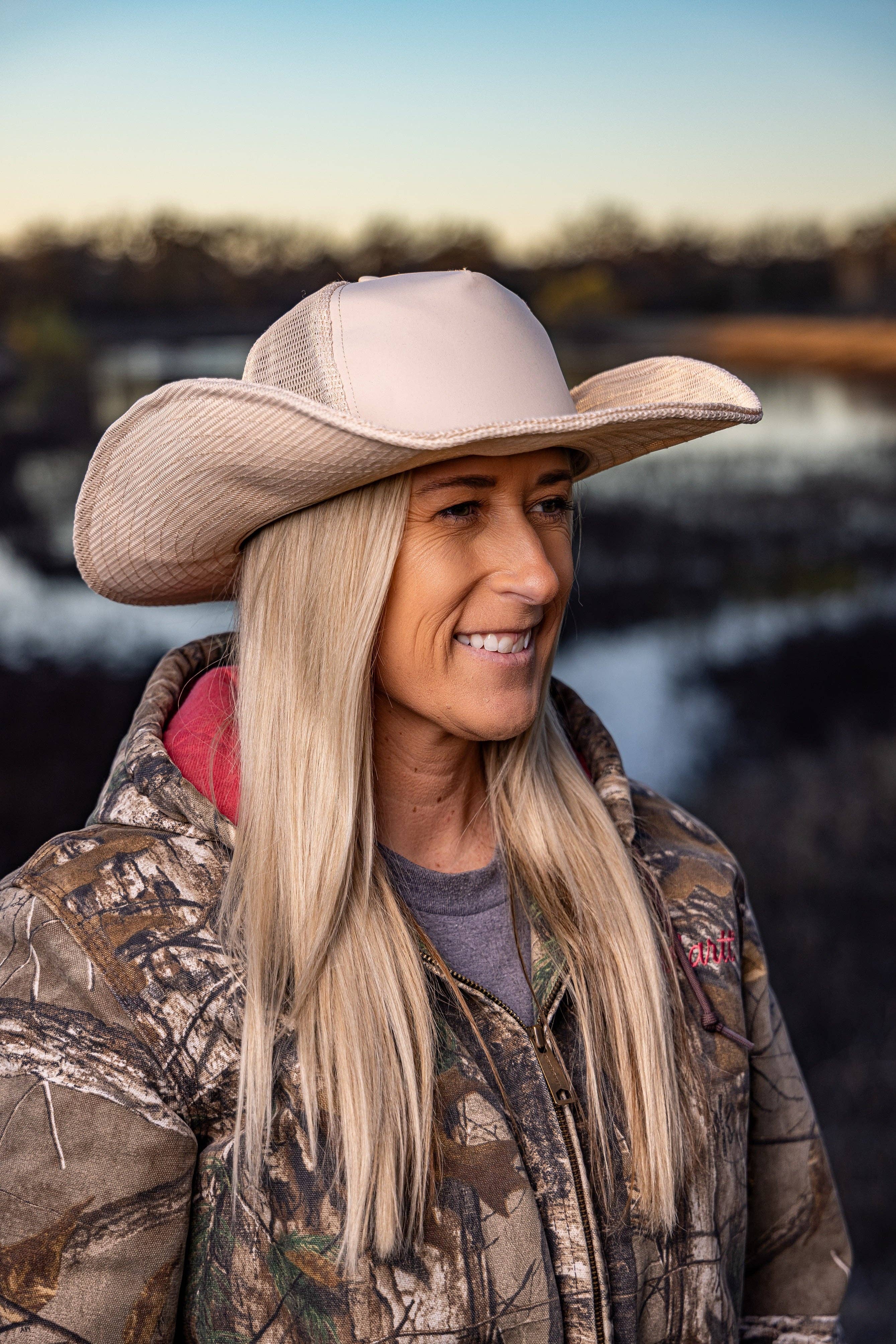 Cowboy Snapback - Wholesale Cowboy Hat - Unisex - TAN COWBOY SNAPBACK: 5 PANEL - BLANK7