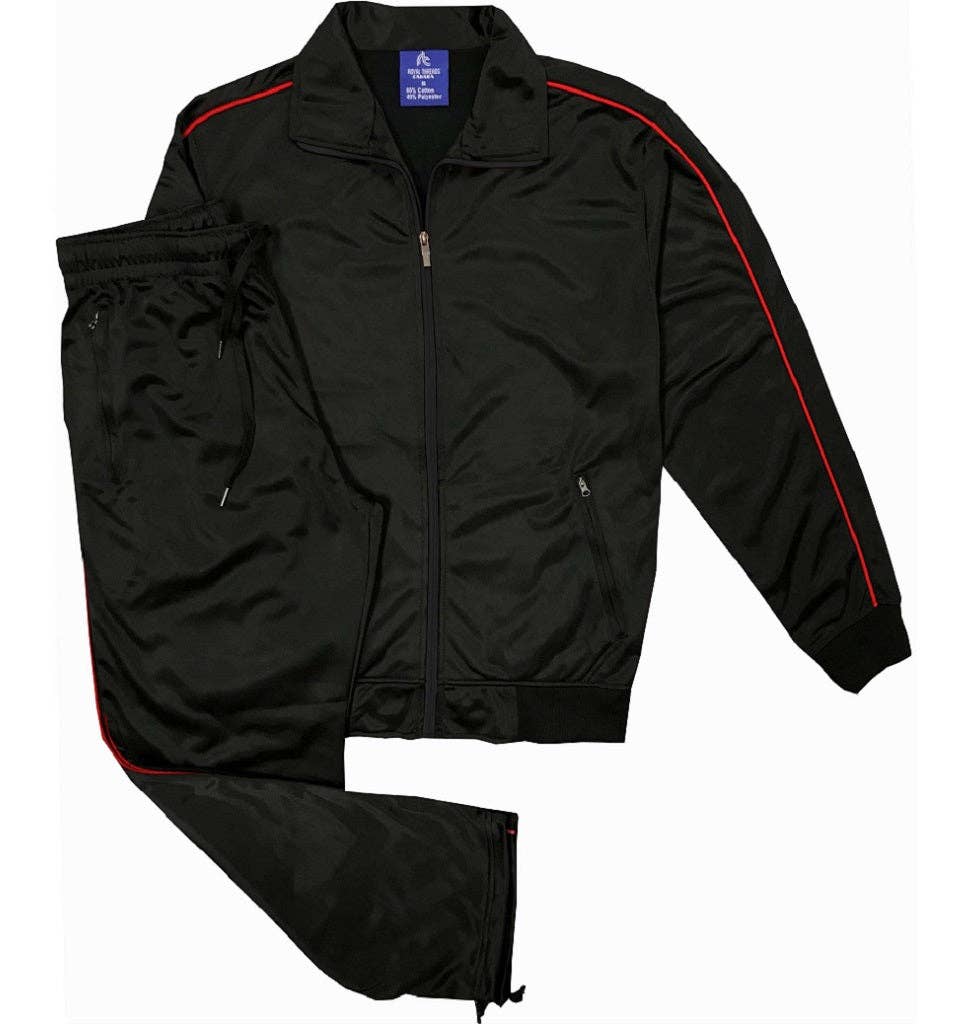 Royal Threads - Wholesale Tracksuit – Men′s - Men Classic Spring Plain Tracksuit Jogging Suit7