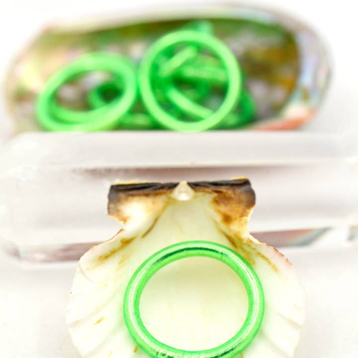 Woman Shops World - Vente Anneau/bague à empiler - Bagues de temple bouddhiste thaïlandaises simples, colorées, Kumlai8