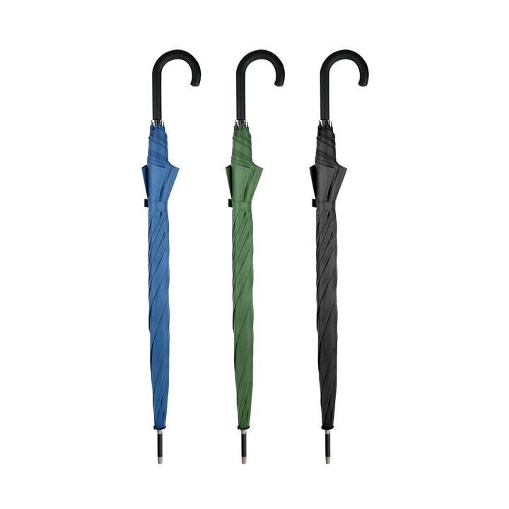 Golfparaplu Effen Gebogen Handvat. Ref-65006 voor wholesale door Cuatrogotas