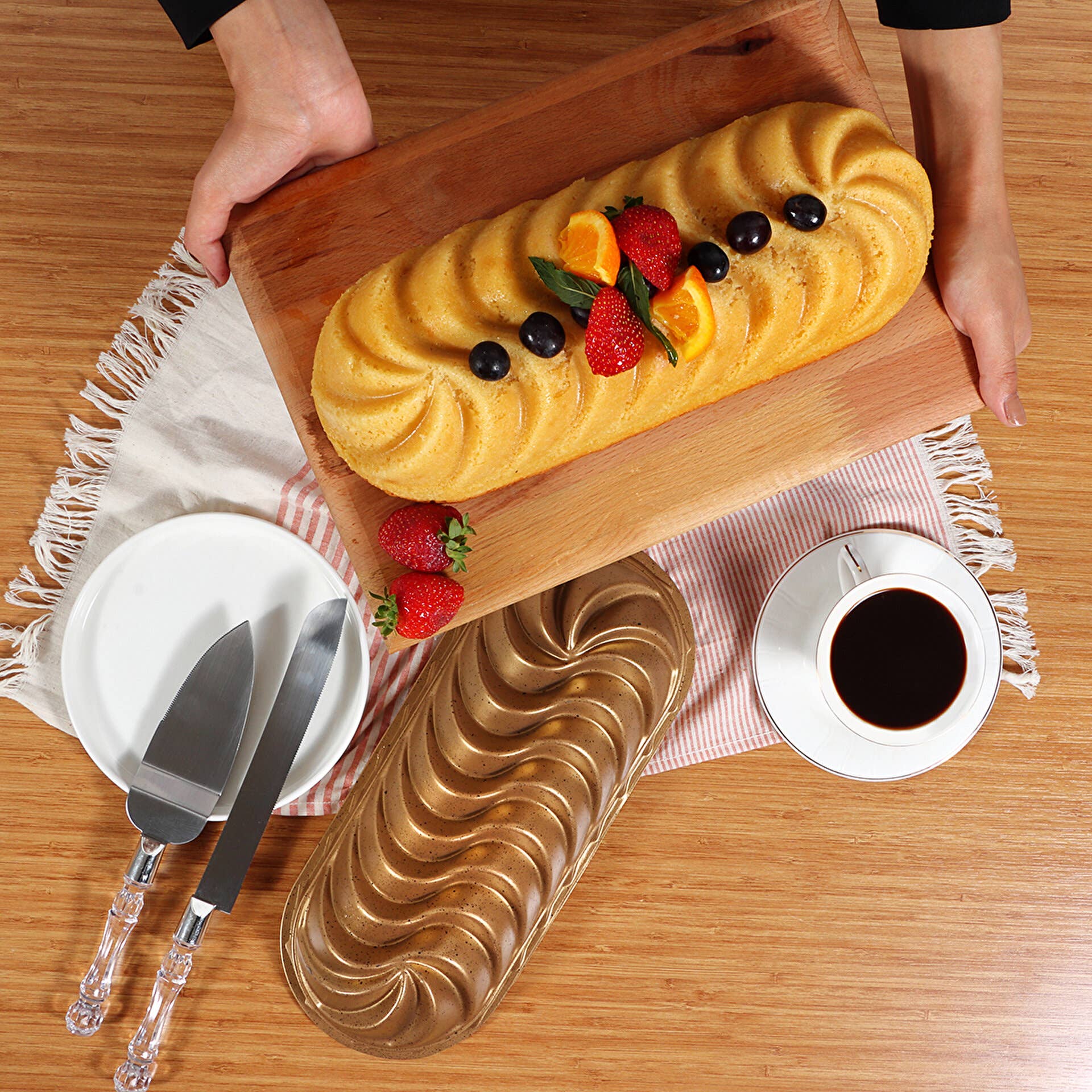 Biggbrands - Wholesale Cake Pan - Serenk Fun Cooking Loaf Cake Pan Yellow6