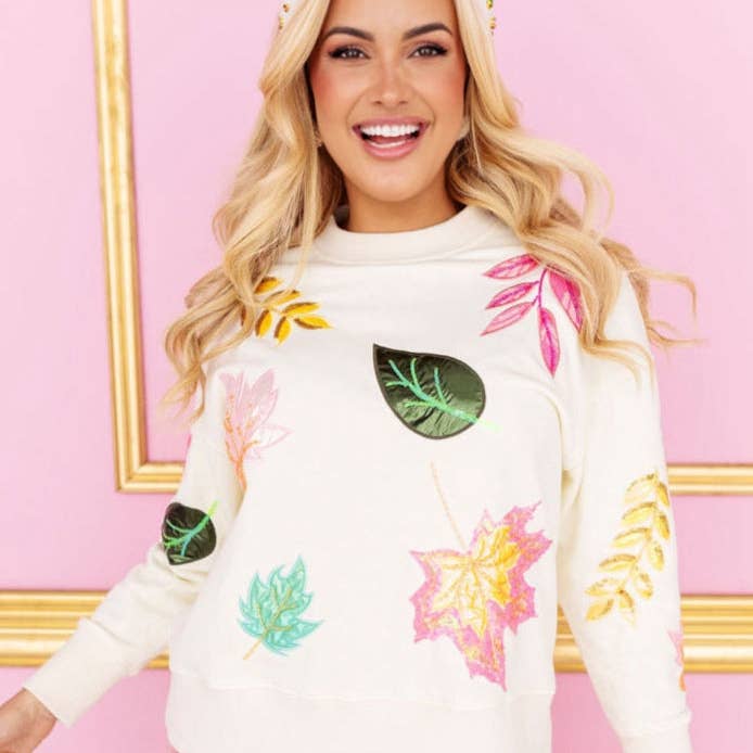 Fall Leaves Sweatshirt for wholesale by Brianna Cannon