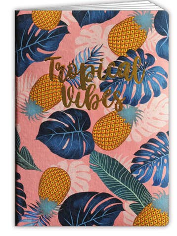 Journal A5 - Design Tropical - Exhale la Qualité pour la vente par Acte tre US/UK