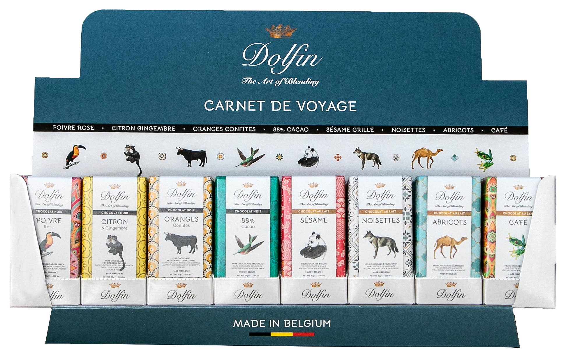 Dolfin - Wholesale Chocolate Bar - StartPack Travel Diary 8*25 tablets 1