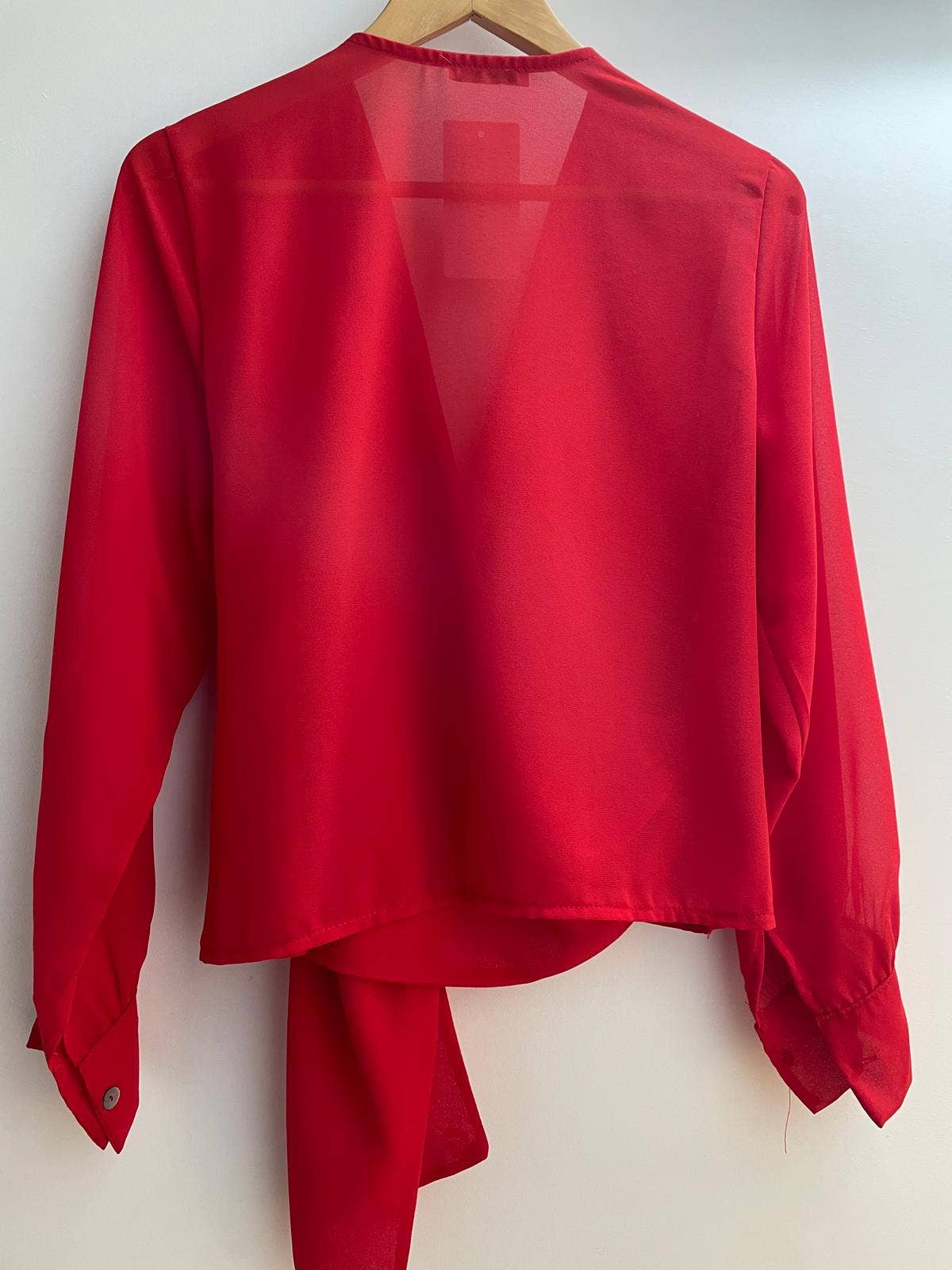 LORIANE - Venta al por mayor Blusa - Mujer - Blusa cruzada con lazo de talla única 36-401