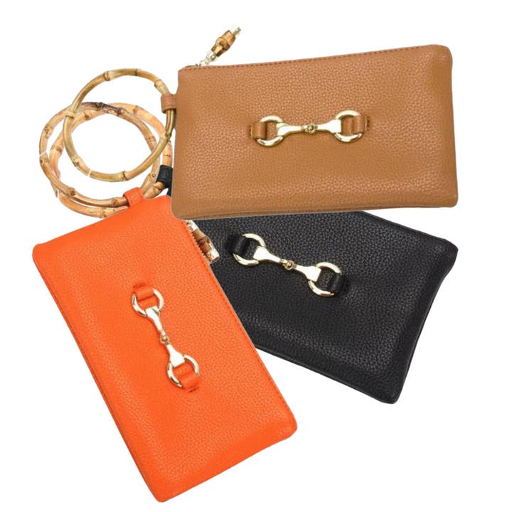 ALLIE JUNE - Wholesale Clutch Bag - Women's - Birdie Clutch-Pumpkin1