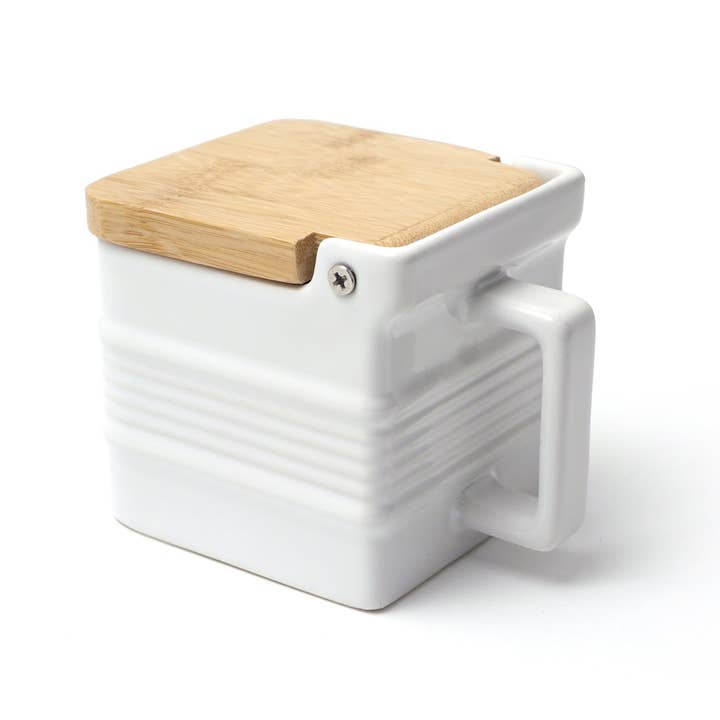Stoneware Salt Box for wholesale by RSVP International