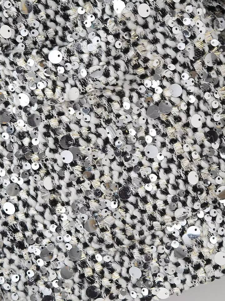 SILVER Sequin Embellished Jacket for wholesale on Faire7