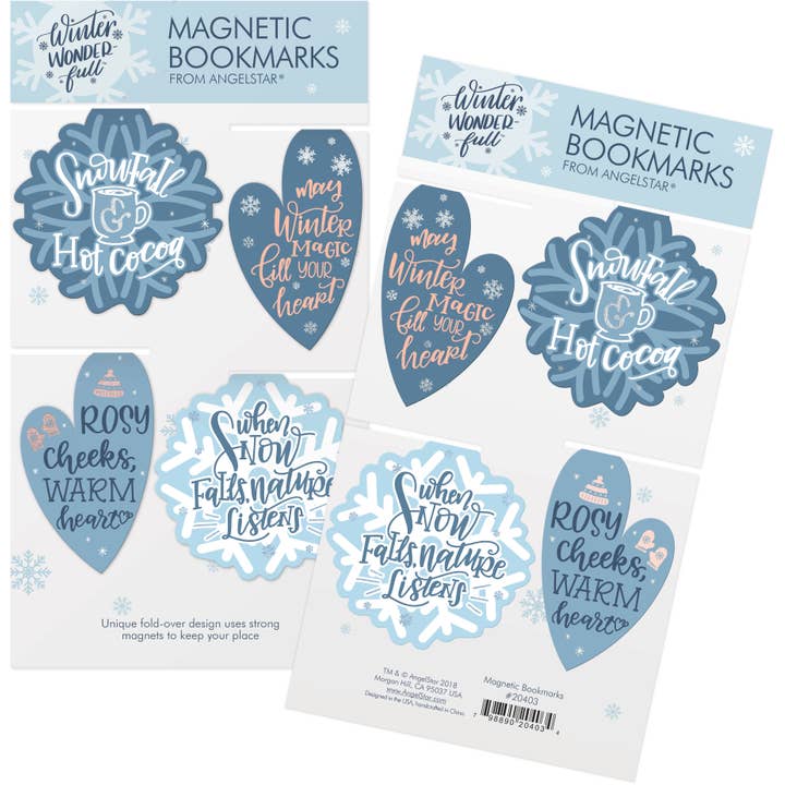 Hearts and Snowflakes - Bookmark for wholesale by AngelStar