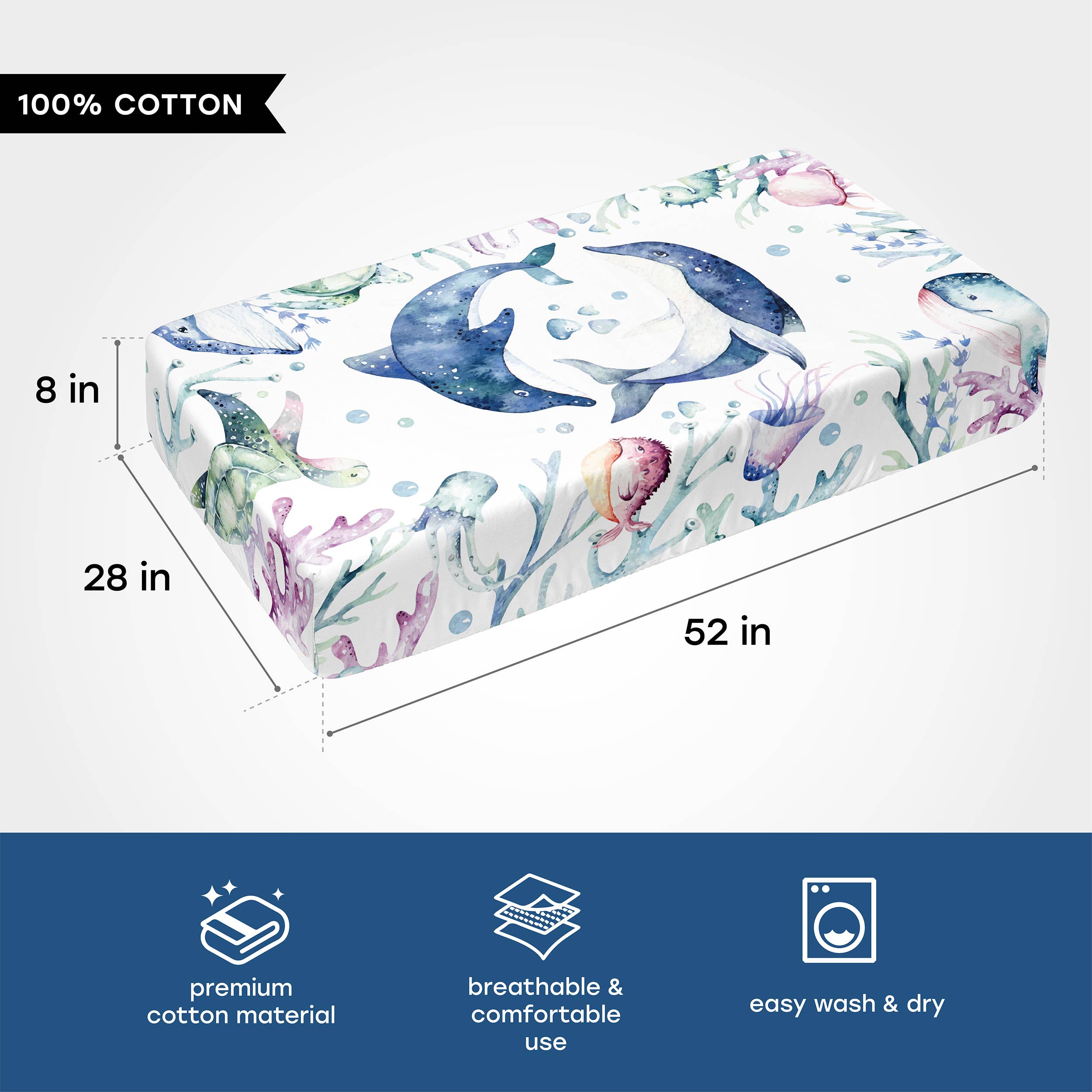 JLIKA - Wholesale Bedding Set - Kids & Baby - Dolphins Crib Bedding Set Baby Bedding Baby Bedding Set4