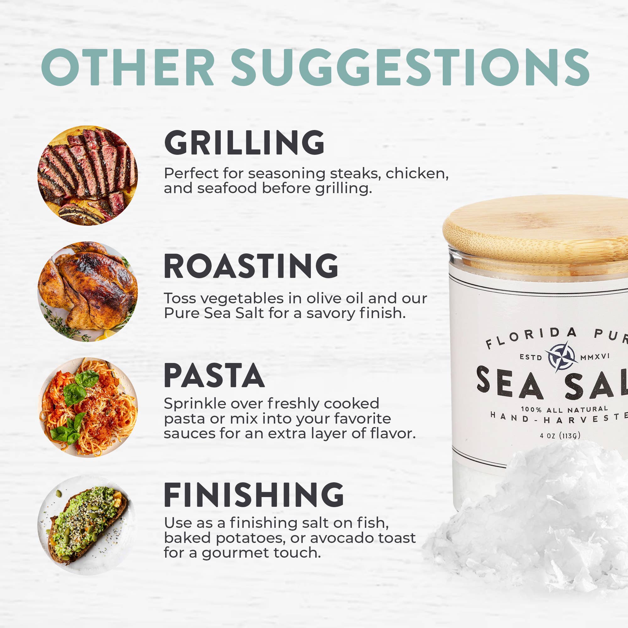 Florida Pure Sea Salt - Wholesale BBQ Sauce - Pure Sea Salt | Flaked | Finishing Salt | Small Batch6