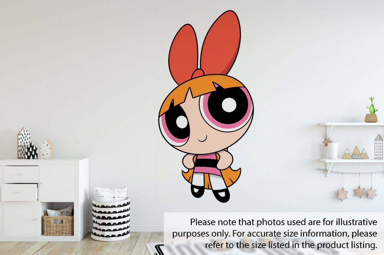 Wonderwallsboutique – wholesale Wall decal/stickers – Power Girls BLOSSOM Nursery Wall Stickers Decal Art Vinyl1