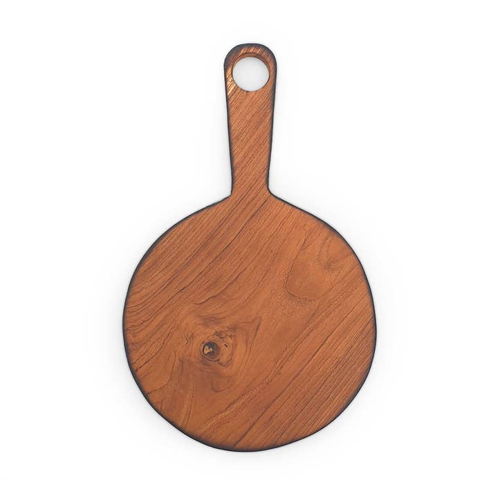 Tagliere in legno rustico con manico lungo per la vendita all'ingrosso da parte di FERN