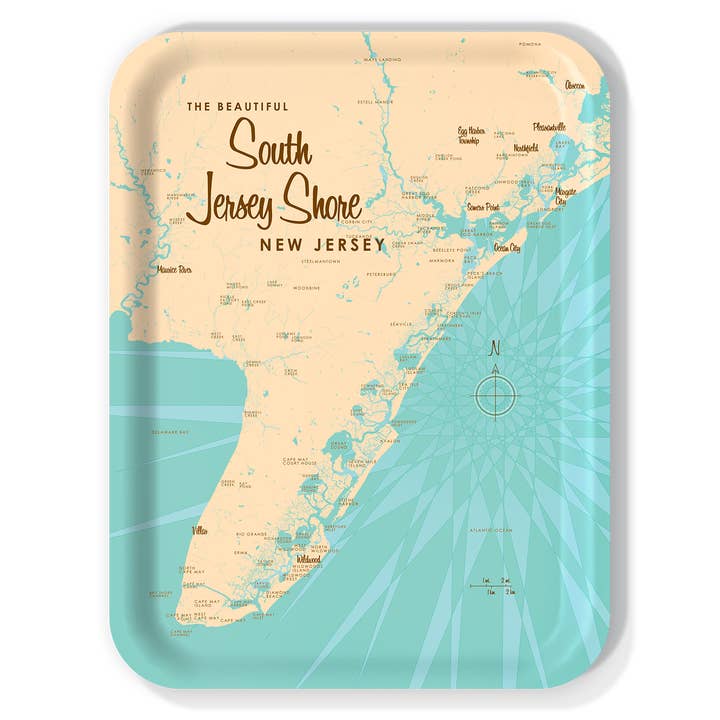 South Jersey Shore NJ Serving Trays and Coasters for wholesale by Trays4Us