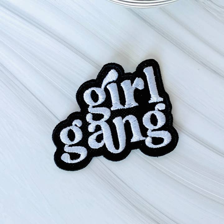 R & R Stitched - Wholesale Patch - Girl gang embroidered iron on hat patch4