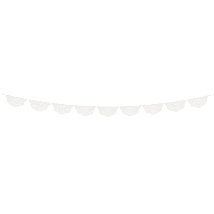 Meri Meri - Wholesale Bunting/Garland - Broderie Anglaise Lace White Pennant Garland