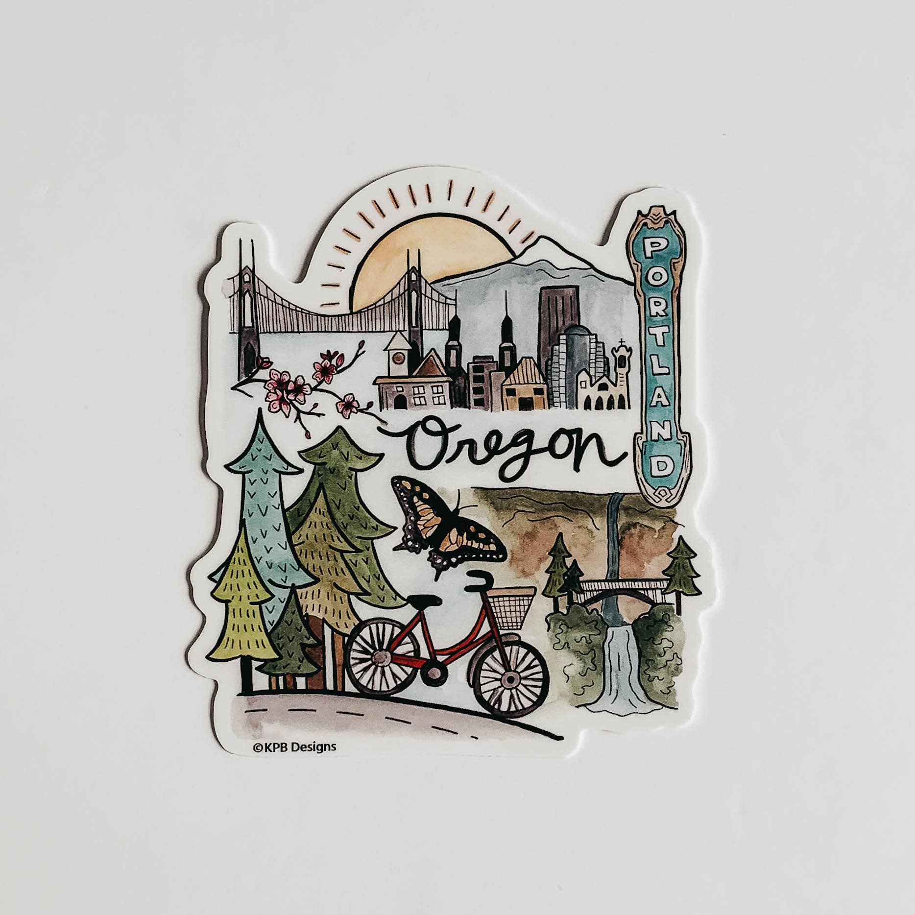 Sticker Girl - Vente Autocollant - Autocollant en vinyle Portland Oregon